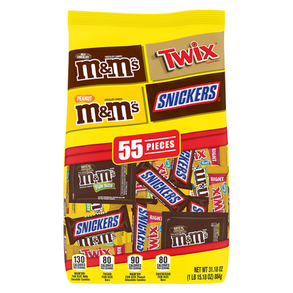 Mars Chocolate Variety Mix Stand-up Pouch 55ct