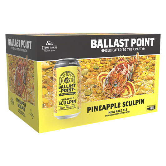 Ballast Point Brewing Co. Pineapple Sculpin IPA 6pk 12oz Can
