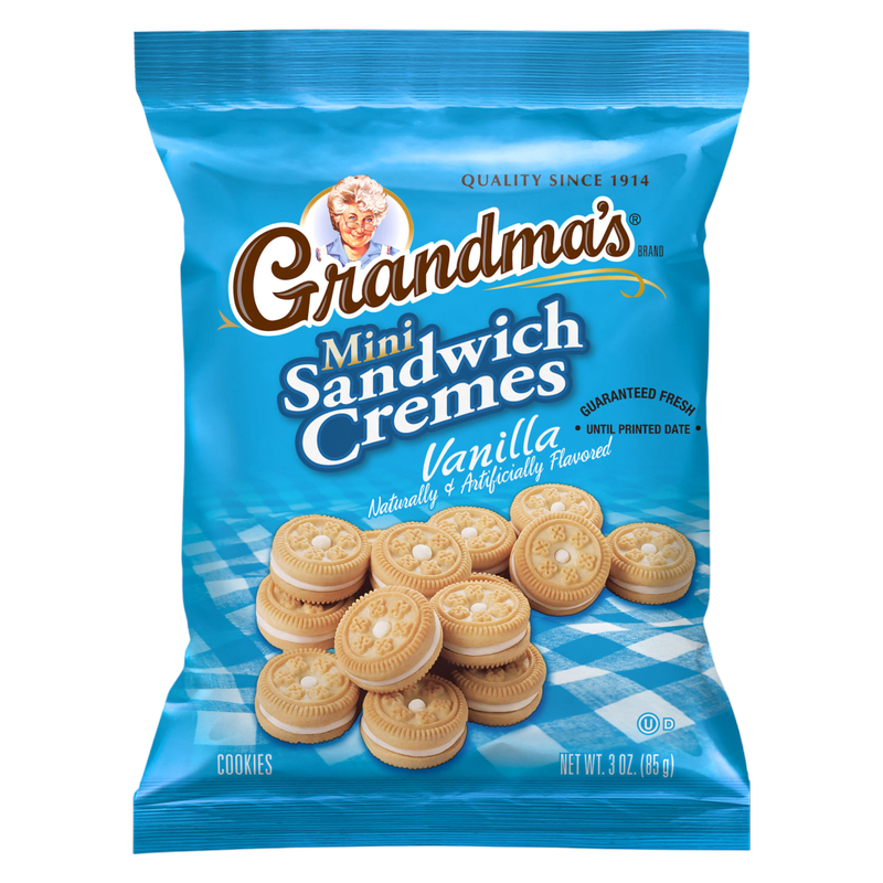 Grandma's Mini Sandwich Creme Vanilla 3oz