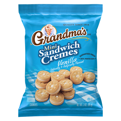Grandma's Mini Sandwich Creme Vanilla 3oz