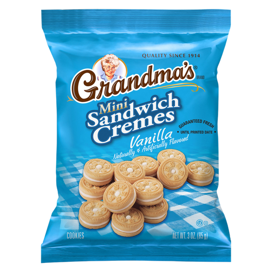 Grandma's Mini Sandwich Creme Vanilla 3oz