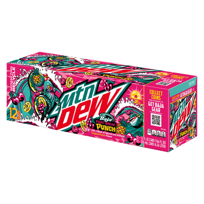 Mountain Dew Baja Pointbreak Punch 12pk 12oz Btl