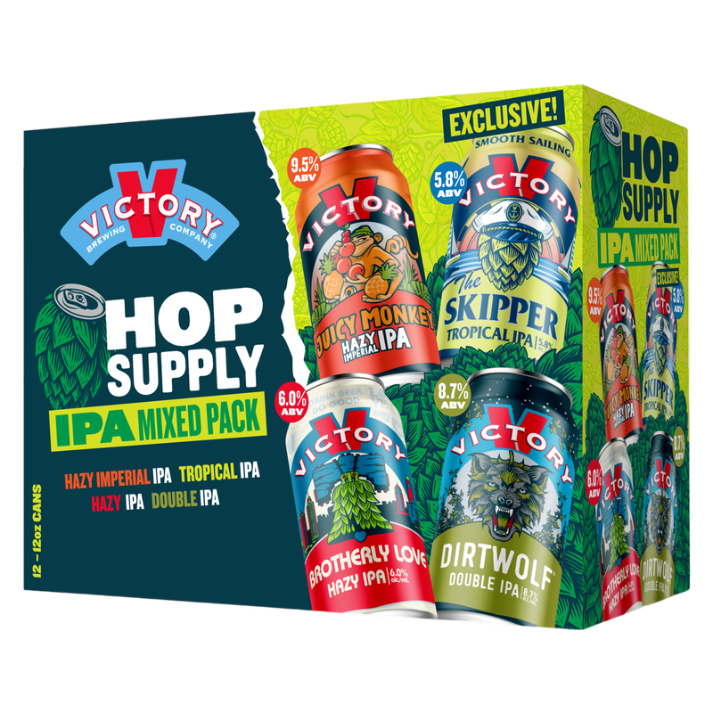 Victory Hop Supply Mixed 12pk 12oz Can Multi ABV