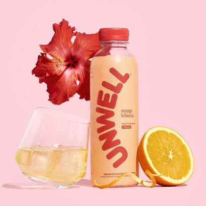 Unwell Orange Hibiscus Hydration Drink 16.9oz Btl