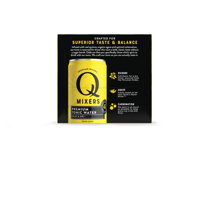 Q Mixers Tonic Water 4pk 7.5oz Can