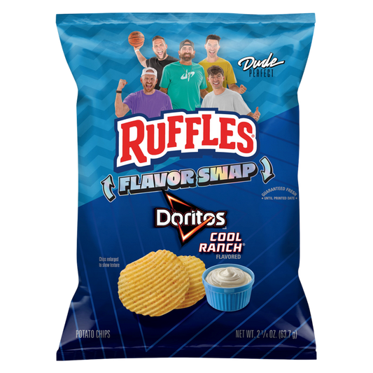 Ruffles Potato Chips Doritos Cool Ranch, 8oz