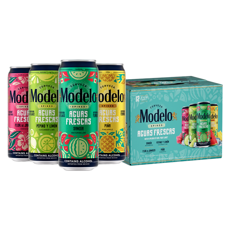 Modelo Spiked Aguas Frescas Variety Pack 12pk 12oz Can 4.5% ABV