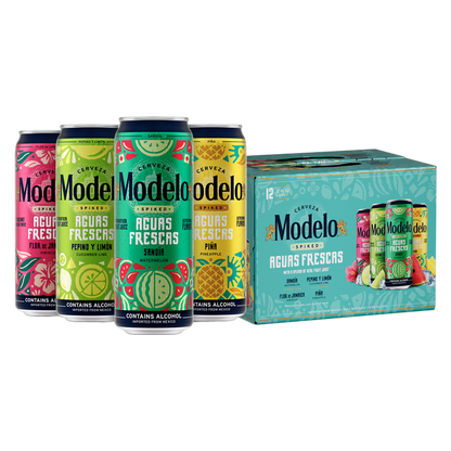 Modelo Spiked Aguas Frescas Variety Pack 12pk 12oz Can 4.5% ABV