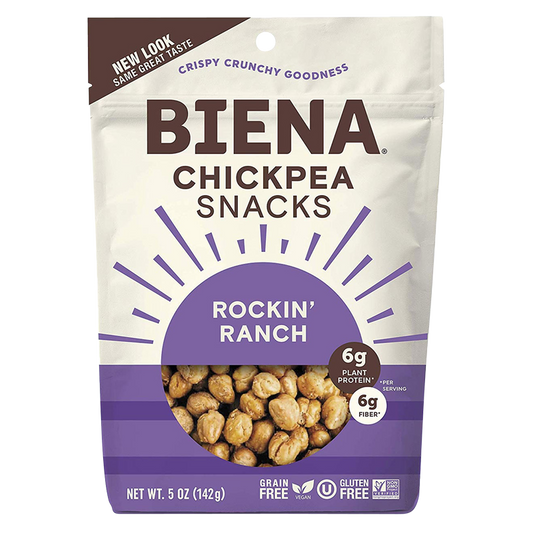 Biena Rockin' Ranch Chickpea Snacks 5oz