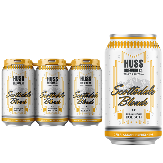Huss Scottsdale Blonde 6pk 12oz Can 4.7% ABV