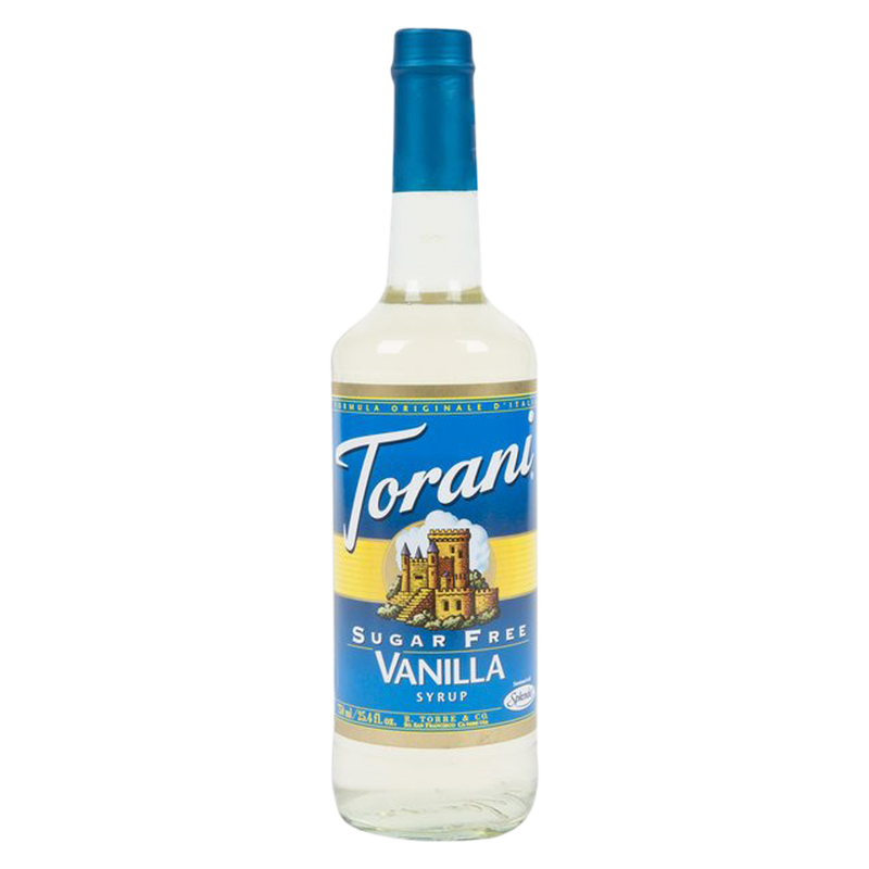 Torani Sugar Free Vanilla Syrup 750mL Btl