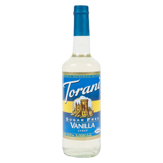 Torani Sugar Free Vanilla Syrup 750mL Btl