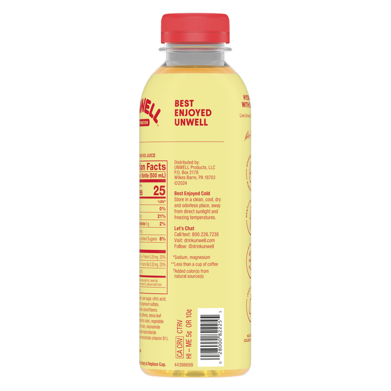 Unwell Mango Citrus Hydration Drink 16.9oz Btl