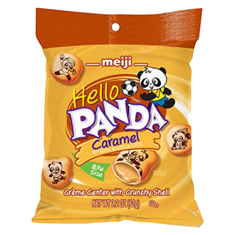 Meiji Hello Panda Caramel Cookies, 2.2oz