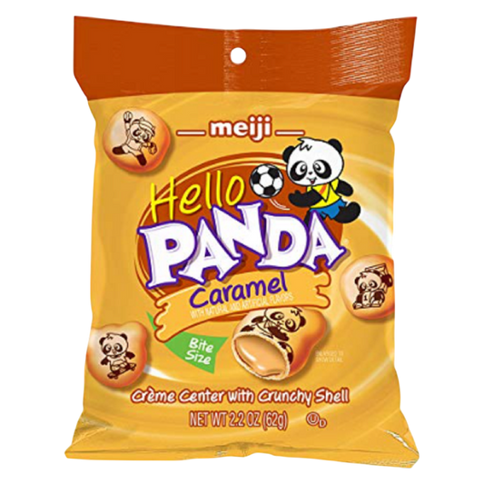 Meiji Hello Panda Caramel Cookies, 2.2oz