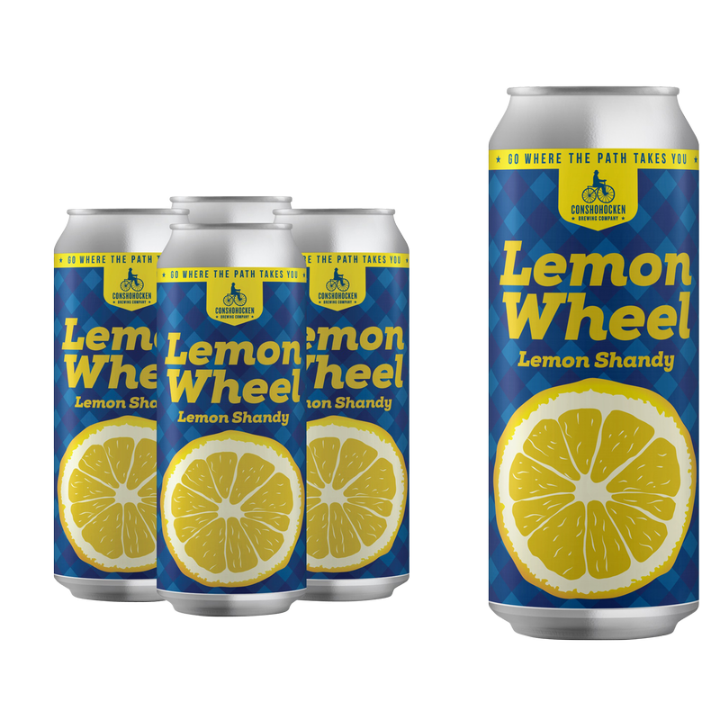 Conshohocken Lemon Wheel Lemon Shandy 4pk 16oz Can 5% ABV