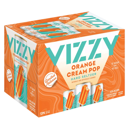 Vizzy Orange Cream Pop 12pk 12oz Can 4.5% ABV