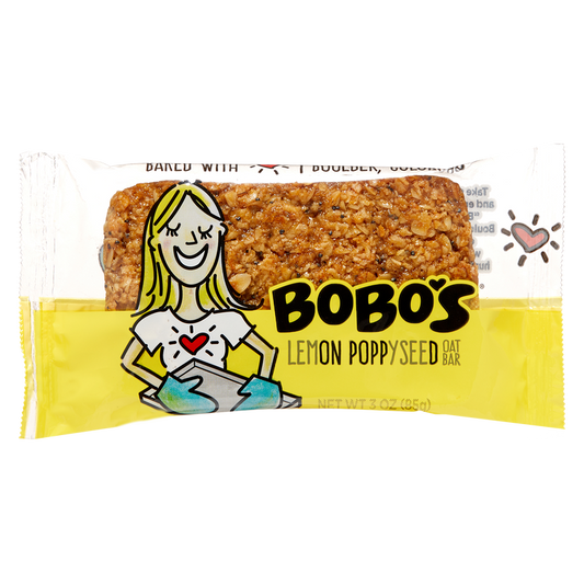 Bobo's Lemon Poppyseed Oat Bar 3oz