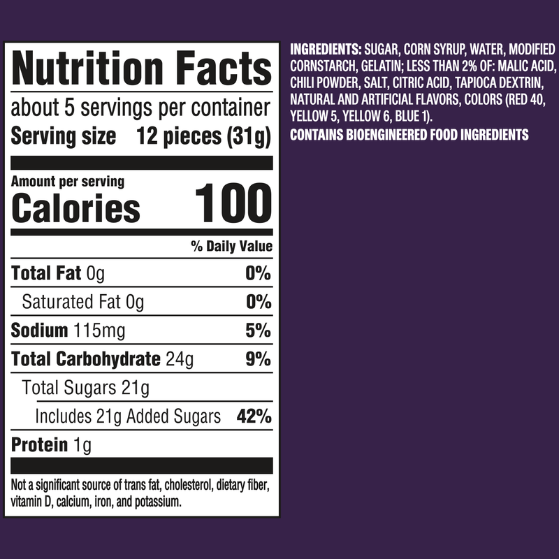 SKITTLES GUMMIES Fuego Sweet and Spicy Gummy Candy, 5.8 Oz Bag