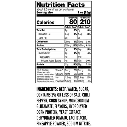 Jack Link's Beef Jerky Fritos Chilli Cheese 2.65oz