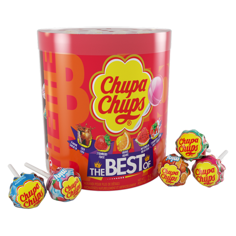 Chupa Chups Lollipop Assorted, 1 ct