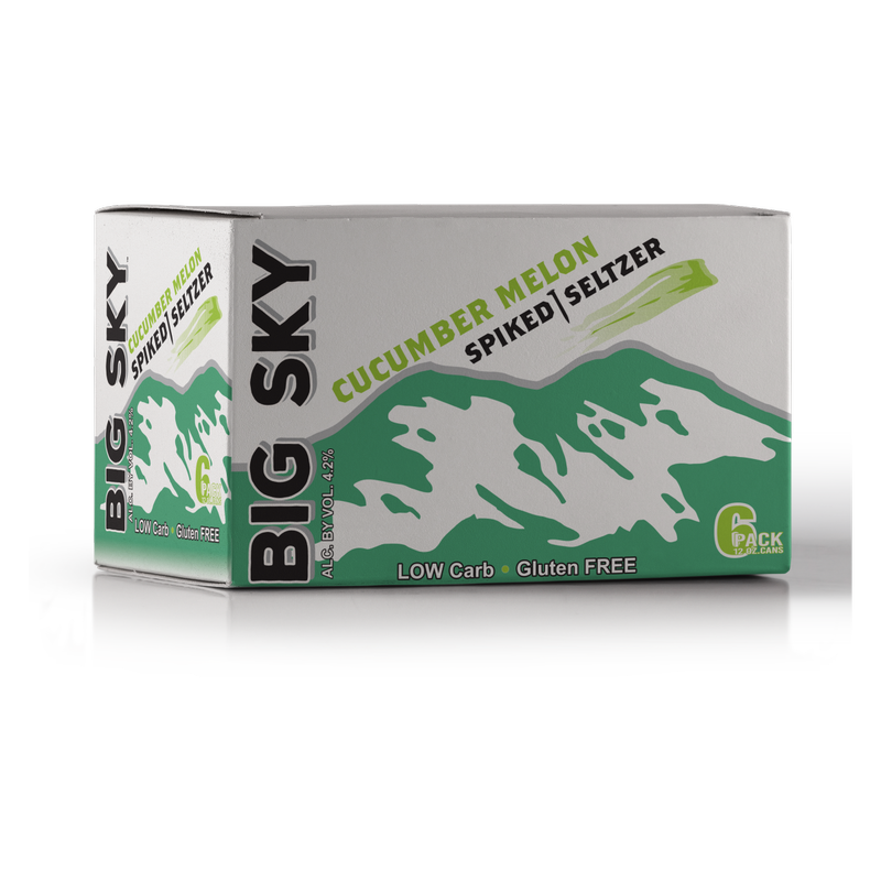Big Sky Cucumber Melon Spiked Seltzer 6pk 12oz Can