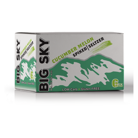 Big Sky Cucumber Melon Spiked Seltzer 6pk 12oz Can