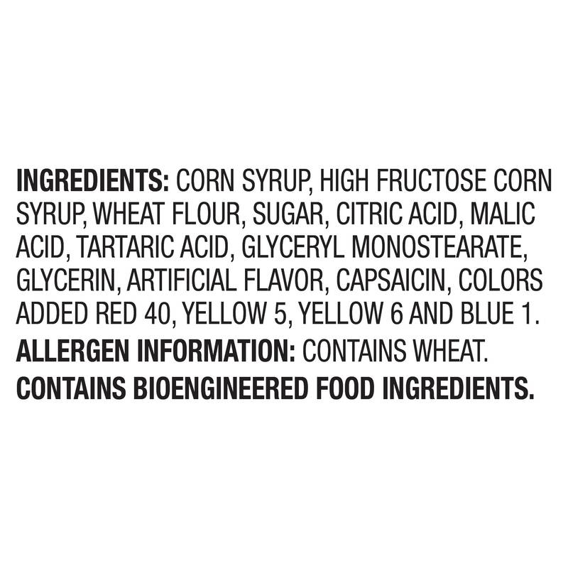 Sour Punch Scorchin' Straws, 4.5oz