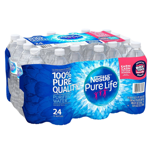 Nestle Pure Life Water 24pk 0.5 Liter