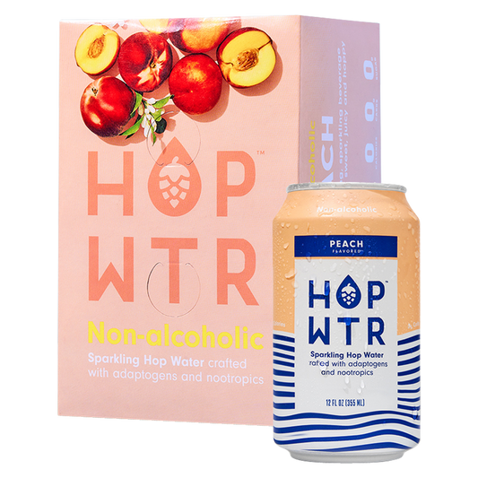 HOP WTR Peach 6pk 12oz Can