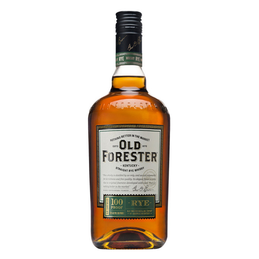 Old Forester Kentucky Straight Rye Whisky, 750 mL Bottle, 100 Proof