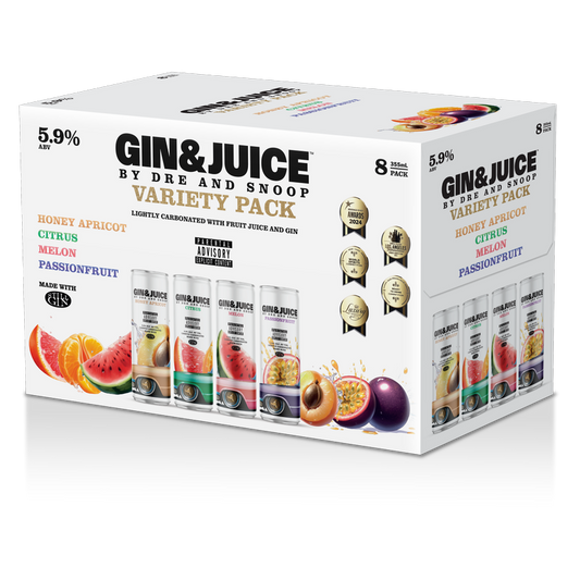 GIN & JUICE By Dre and Snoop Variety 8pk 12oz 5.9% ABV