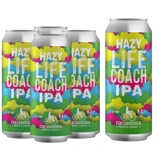 Conshohocken Life Coach Hazy IPA 4pk 16oz Can 5.2% ABV