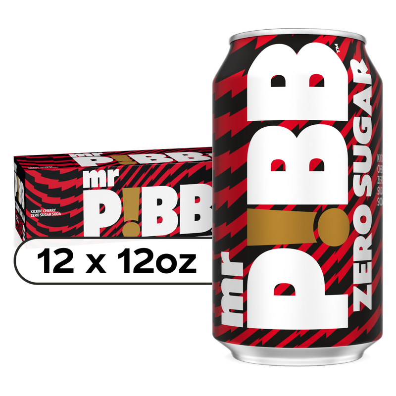 Mr Pibb Zero Sugar 12pk 12oz Can