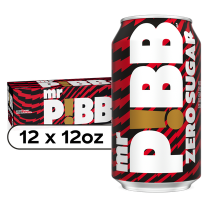 Mr Pibb Zero Sugar 12pk 12oz Can