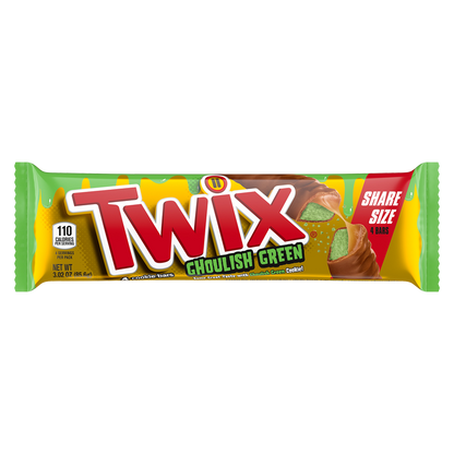 Twix Share Size Halloween Ghoulish Green 3.02oz