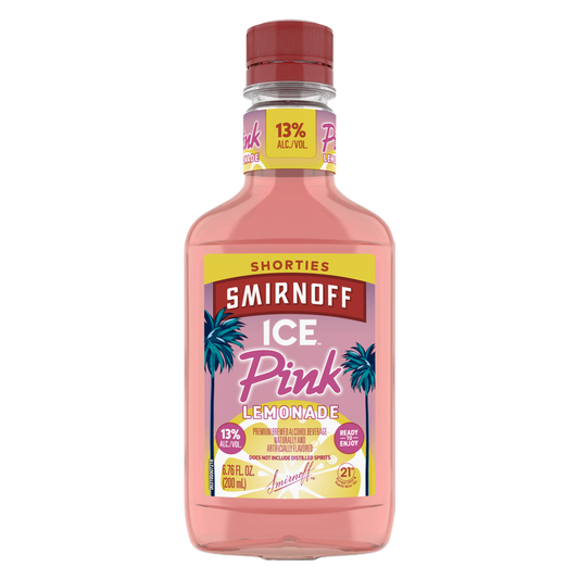 Smirnoff Ice Pink Lemonade Shortie 200ml 13% ABV