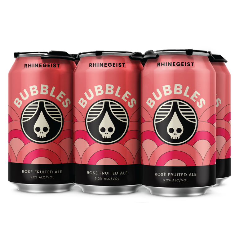 Rhinegeist Bubbles Rose Fruited Ale 6pk 12oz Can 6.2% ABV