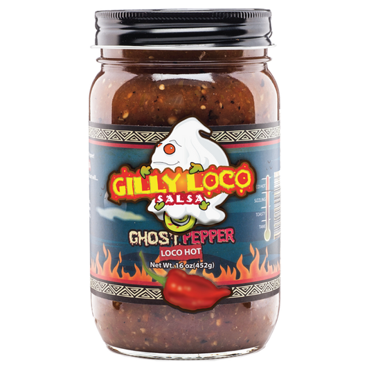 Gilly Loco Salsa Ghost Pepper 16oz