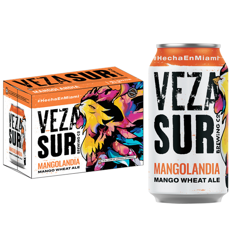 Veza Sur Brewing Mangolandia Mango Wheat Ale 12pk 12 oz Can 4.8% ABV