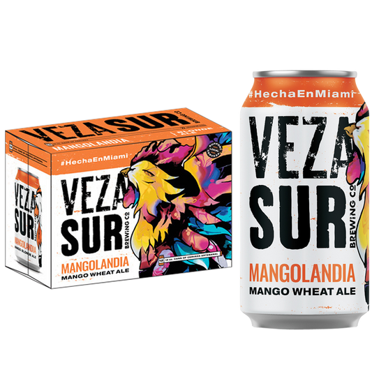 Veza Sur Brewing Mangolandia Mango Wheat Ale 12pk 12 oz Can 4.8% ABV