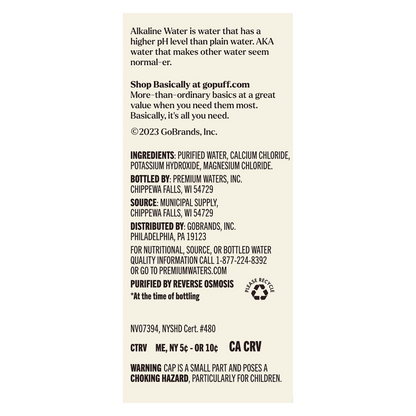 Basically 1L Alkaline Water (Pack of 3)