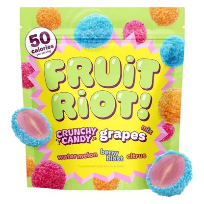 Fruit Riot Crunchy Candy Grape Mix 8oz