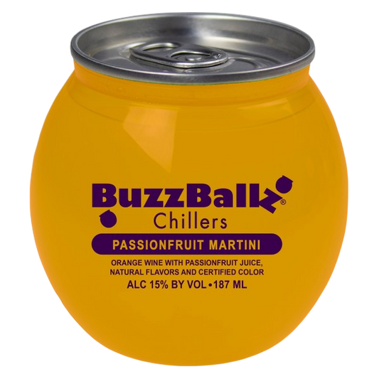 BuzzBallz Chillers Passionfruit Martini 187ml 15% ABV