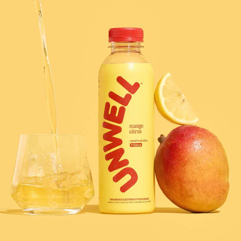 Unwell Mango Citrus Hydration Drink 16.9oz Btl