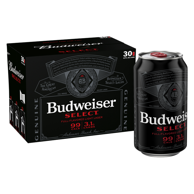 Bud Select 30pk 12oz Can 4.3% ABV