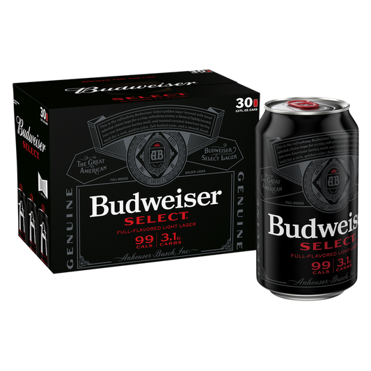 Bud Select 30pk 12oz Can 4.3% ABV