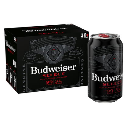 Bud Select 30pk 12oz Can 4.3% ABV