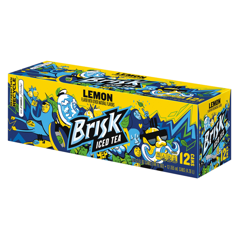 Brisk Iced Tea Lemon 12pk 12oz Btl