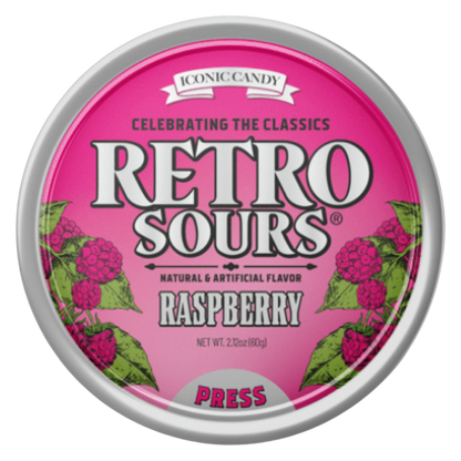 Retro Sours Raspberry, 2.12oz